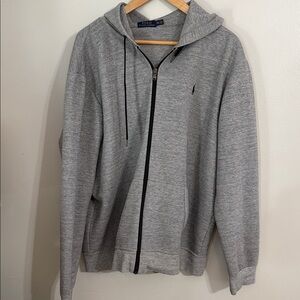 Polo by Ralph Lauren Men's Full  Zip-Up Gray hoodie